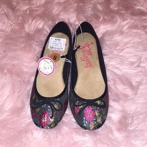 Jellypop Oriental Silk Flats 8